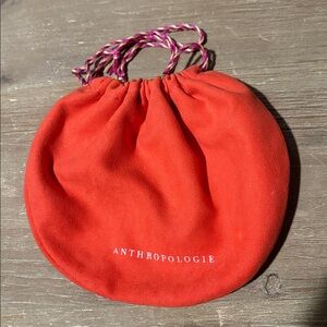 🧡 Anthropologie Orange Bag. Makeup, Jewelry
